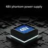 2 Channels Sound Mixing Board 48V Power USB Sound Card Audio Mixer Console  Internet Karaoke