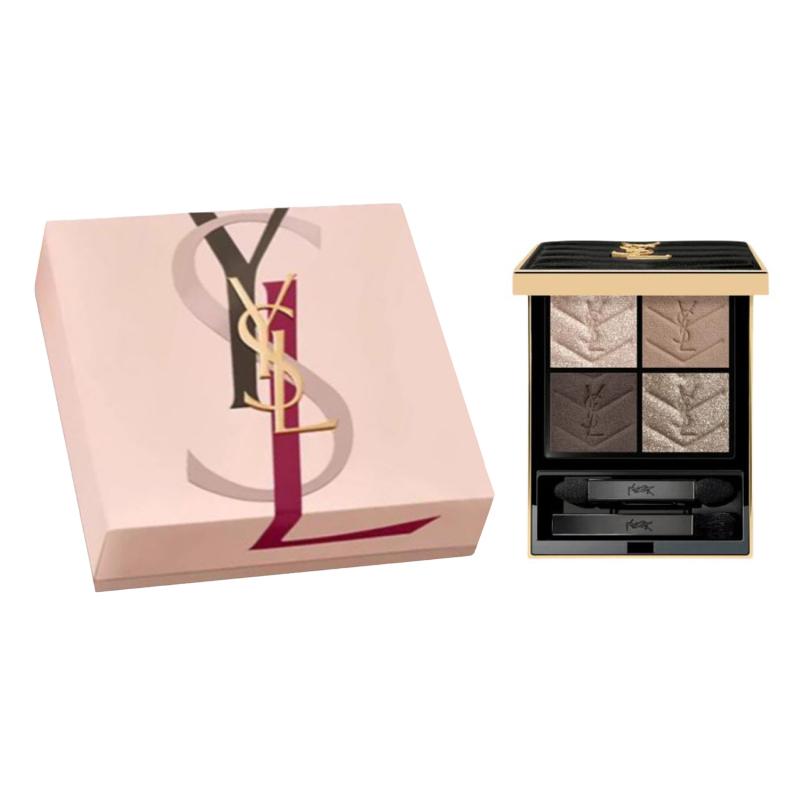 SAINT LAURENT Leather In 4 Colors Eye Shadows Easy to Blend Natural 4g Gentle 4g