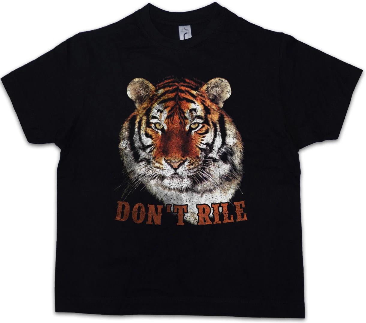 DON T RILE SWEAkids boys T-Shirt Kids Boys kids boys T-Shirt Fur Head Animal Wildlife Welfare Cat 120