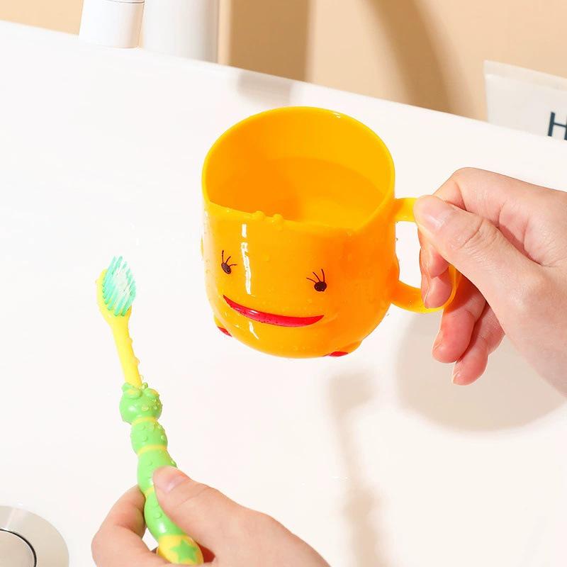 Cartoon Duck Children's Toothbrush and Mouthwash Cup Set