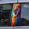 Exclusive Color Lion 2-Pack Vinyl Stickers