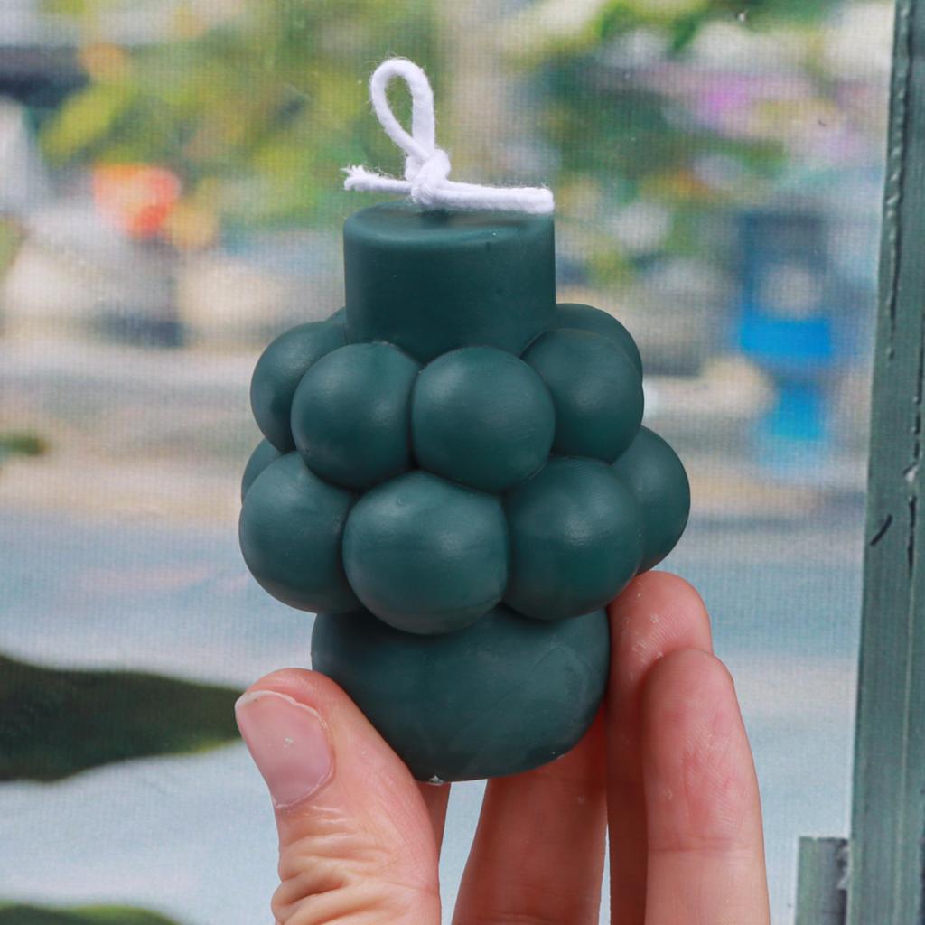 3D Easter Egg Silicone Mold Candle Making Chocolate Food Candy Cake Molds Form Mould Candles Business Round Flowers Easter Theme