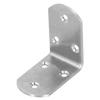 10Pcs Corner Brace Stainless Steel Thicken Right Angle Bracket Connector for Shelf Furniture