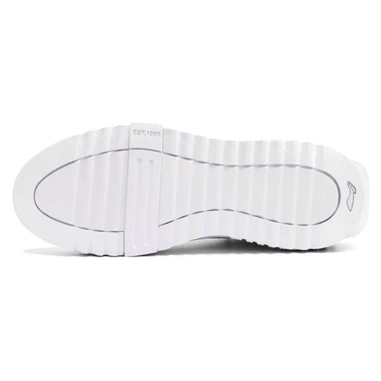 Li Ning 001 Unblock Sakura Limited Durable Breathable Low-Top Skate Shoes Women Skate Shoes White AGCR346-1