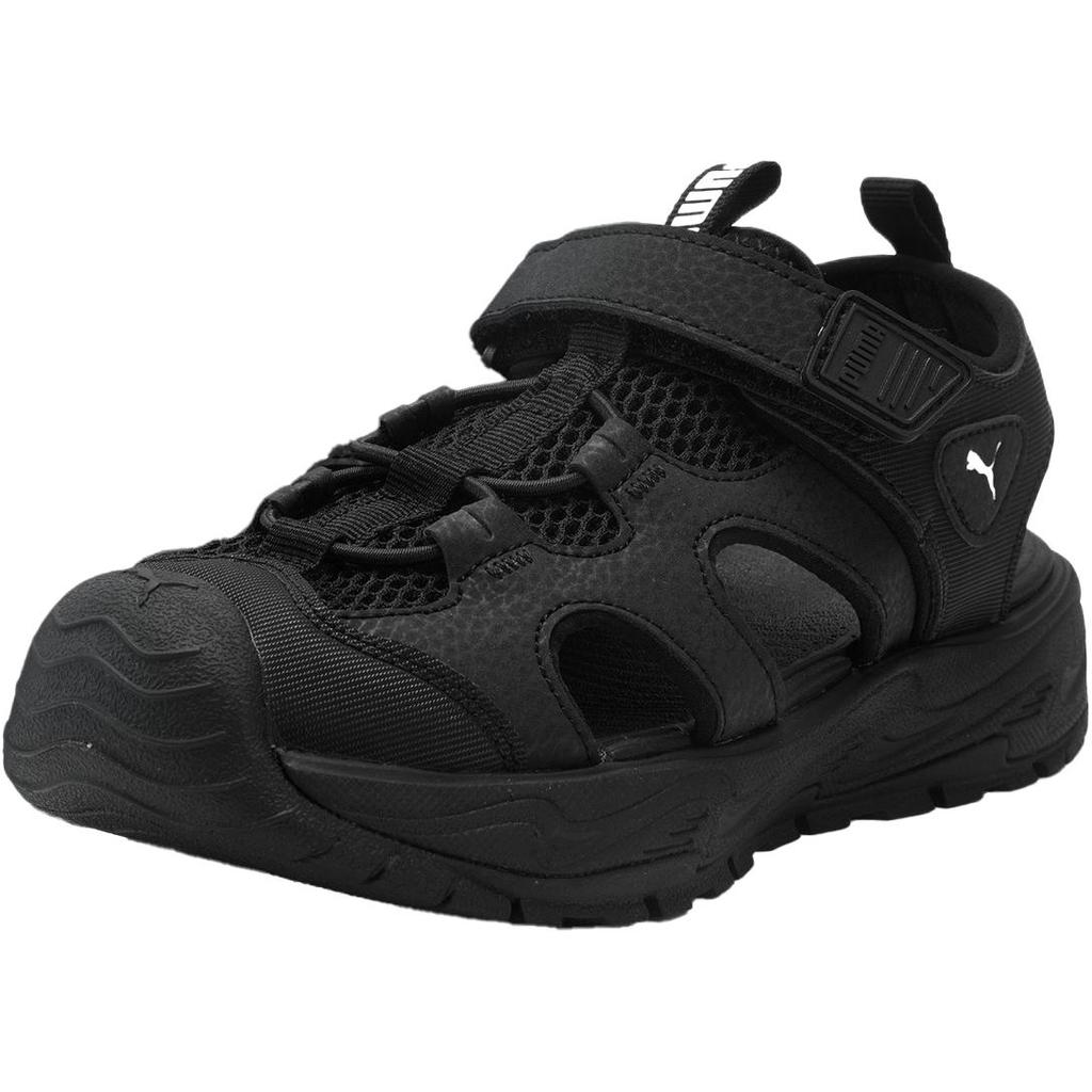 Puma Fun Racer Terra Comfortable Versatile Durable Breathable Low Top Sandals Kids Sandals Black 406339-01