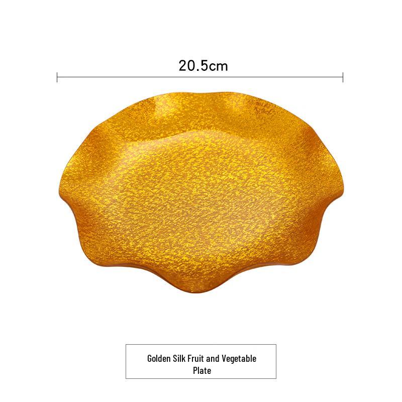 Acrylic Snack and Fruit Plate Set