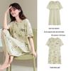 Antibacterial Xinjiang Cotton Nightgown: Women's A-grade Pure Cotton, Chest Pads, Summer Plus Size, Cute Homewear Dress