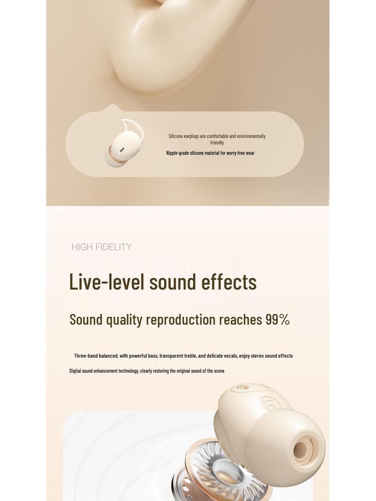M73 Wireless Bluetooth Earbuds | In-ear, Long Battery, Noise-Canceling with Digital Display