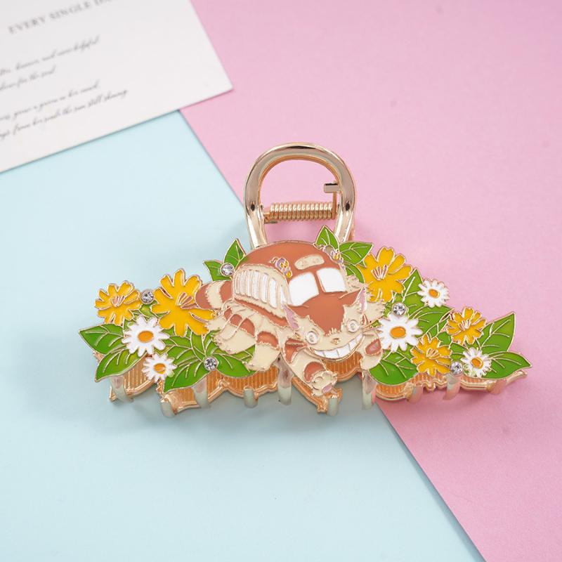 2025 Cute Creative Cartoon Hair Claw Boat Dragon Large Hair Claws Japanese Cat  Claw Clip Hair Accessories For Women