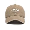 Versatile simple letter printing washed old soft top baseball cap unisex comfortable fashion baseball cap