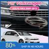 BGB1 Golf Hot For VOLKSWAGEN VW 2pcs Replacement 135mm Car Front Grill emblem or 110mm Rear Trunk Lid Car badge for Golf6 MK6 2009 20