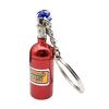 Car Enthusiast's Essential Gas Accelerators  Bottle Keyring With Fixed Chain Suitable for Daily Use & Shows
