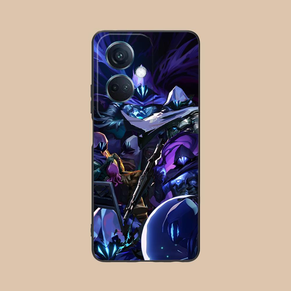 Valo Omen Phone Case for OPPO Reno 14 13 12 11 10 9 8 7 6 5 F T Pro 5G Soft TPU Shockproof Cover