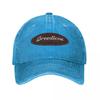 Breedlove Guitars Logo Baseball Caps Fashion Washed Denim Hats Outdoor Adjustable Casquette Streetwear Baseball Cowboy Hat