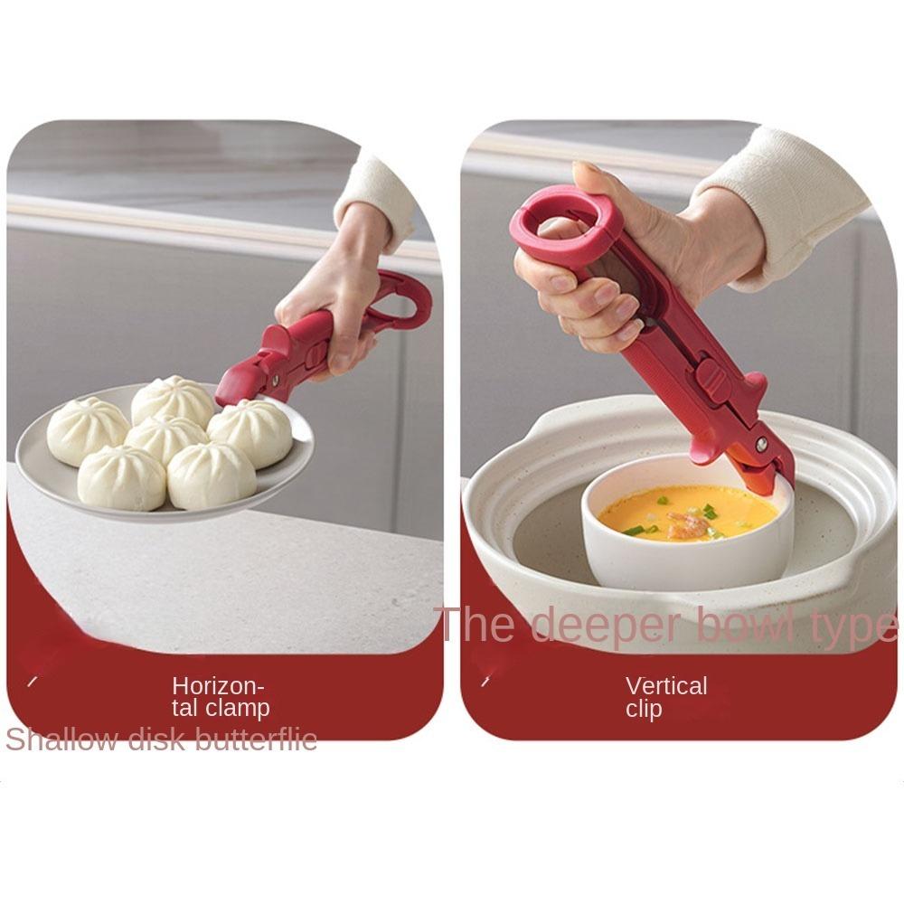 Silicone Meal Bowls Tongs 2in1 Gripper New Kitchen Bowl Dish Clip  Kitchen Gadget