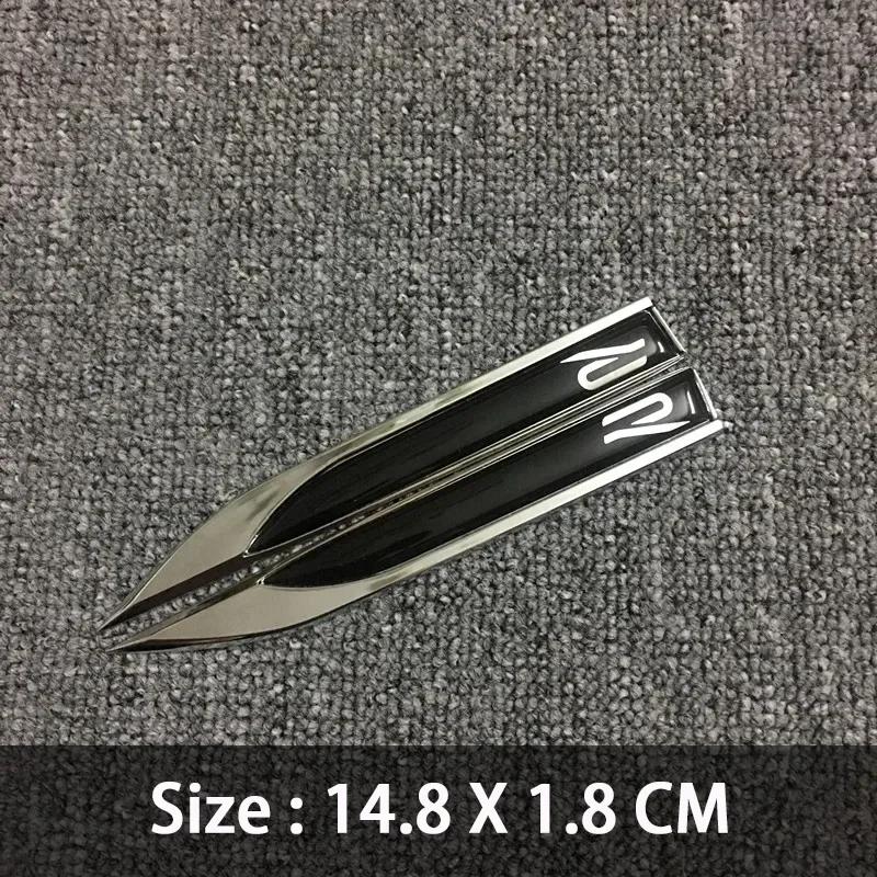 Golf 3 4 MK3 MK4 2026 Heiß Für VW VOLKSWAGEN 2 Stück Metall 3D R line Logo Rline Auto Kotflügel Seitenflügel Emblem Abzeichen Aufkleber Für VW Gol