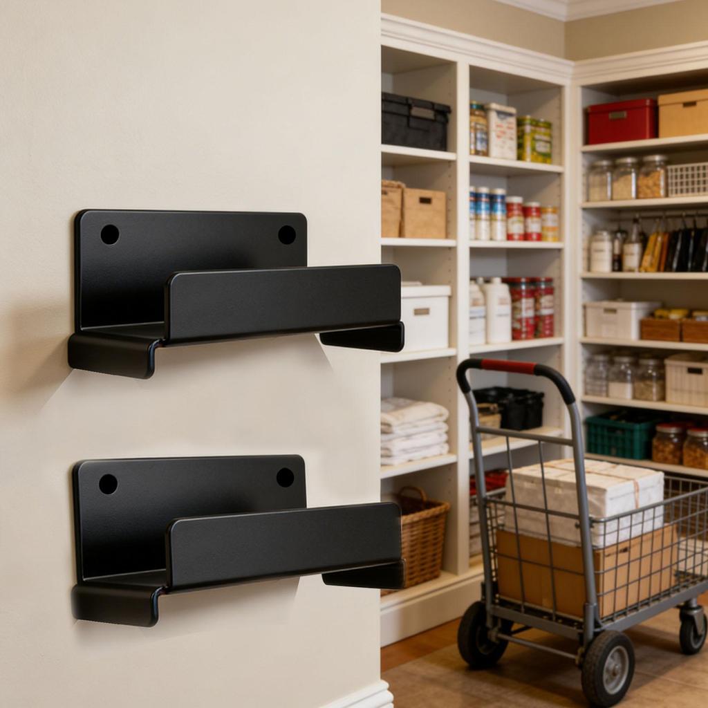 2PCS Heavy Duty Garage Wall Ladder Hook Steel Multifunctional Mount Ladder Storage Hooks Garage Organization Rack