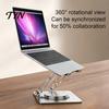 Heavy Duty Laptop Riser Foldable Stand for Desk, Portable Height Adjustable Computer Office Holder Holder, Ergonomic Ventilated Cooling