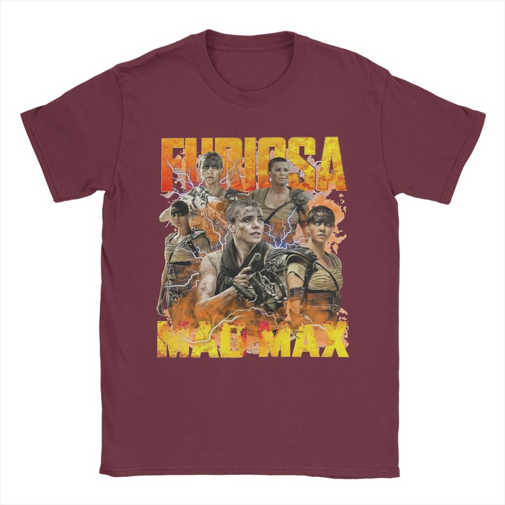 Mad Max Furiosa T Shirt Unisex Cotton Tops Hip Hop  O-neck Short Sleeve
