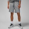 Jordan Solid Color Logo Embroidered Fleece Shorts Men Bottoms Grey DQ7470-091