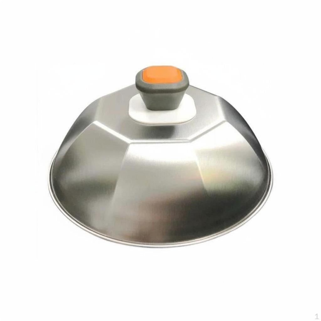 Stainless Steel Dome Lid Melting HeavyDuty Round Basting Cover for Home Cooks,