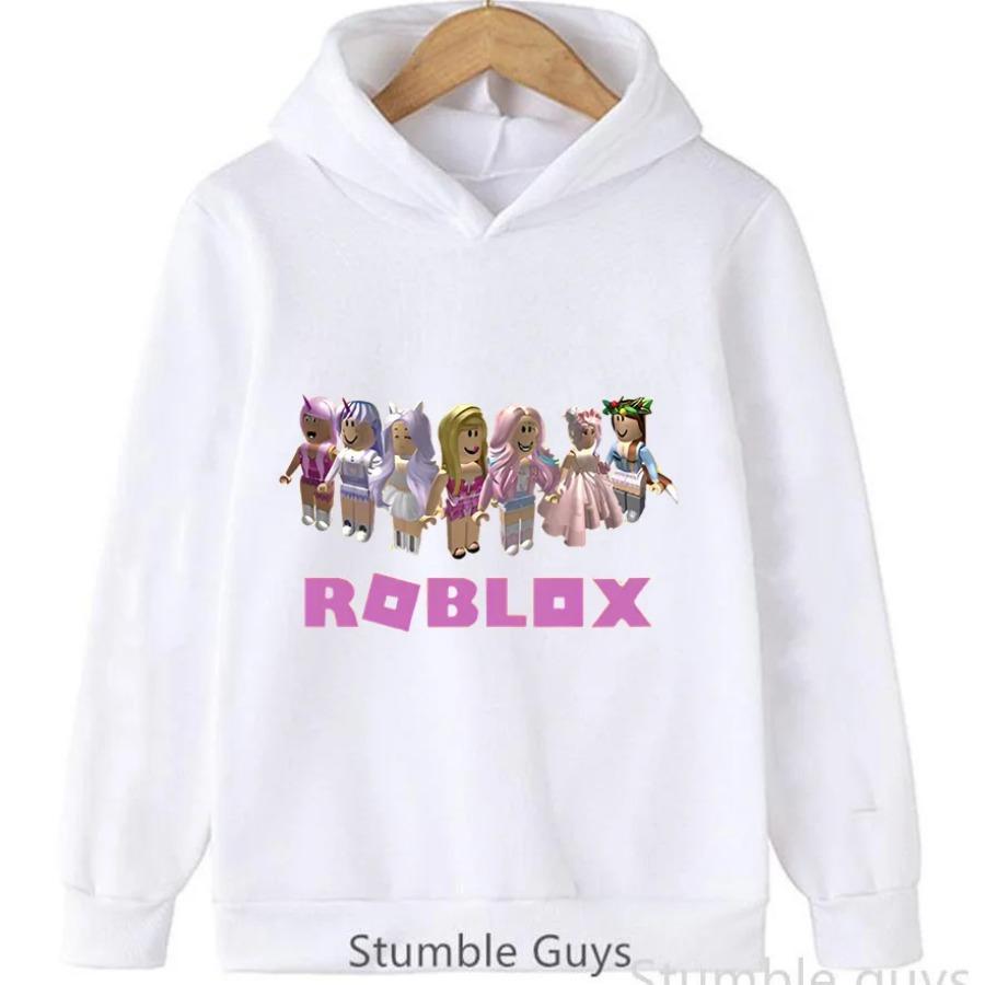 Roblox Kinder Sweatshirt Kapuzenpullover Roblox Welt Print Jungen Mädchen Mode Warme Kleidung
