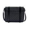 Gucci Vintage Logo Leren Schoudertas Heren tassen Zwart Grijs 658542-KGDHN-1000