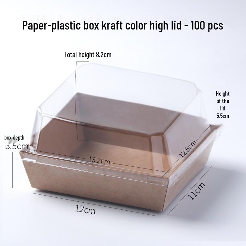 Rousong Xiaobei Pastry Box: Oil-Proof Takeout Container for Desserts, Snow Mei Niang, Puffs, and Cake Rolls.