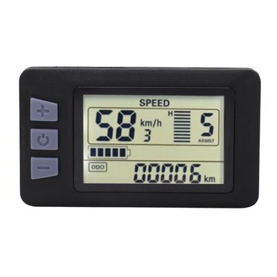 P3H Elektrofahrrad LCD Display Panel 24V 36V 48V 60V mit 6PIN Wasserdichtem Kabel Für Elektrofahrrad