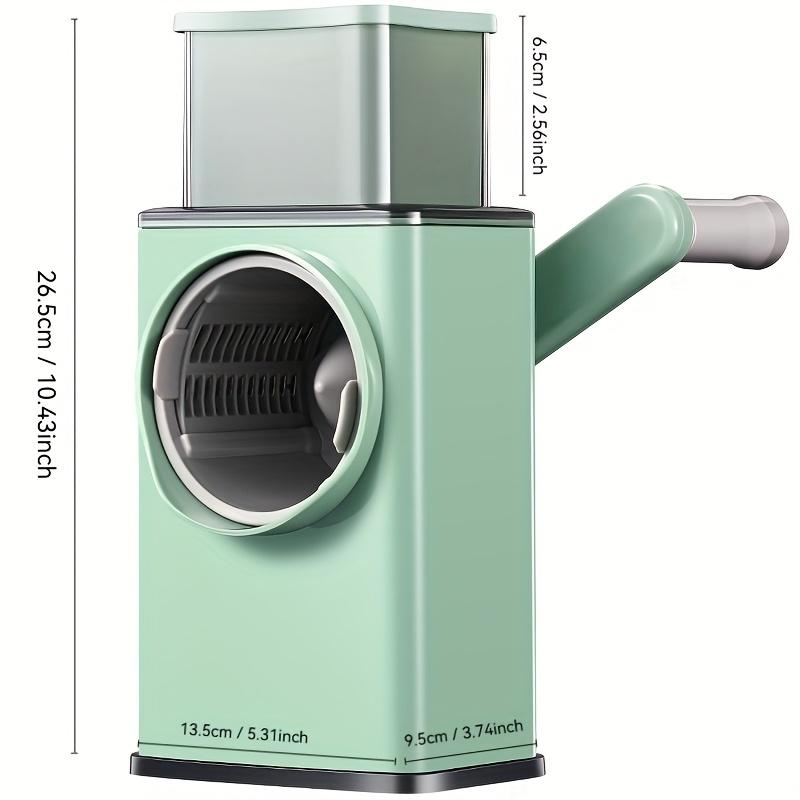 Manual Vegetable Slicer, Multi-purpose Rotating Cheese Grinder, Hand Cranked Vegetable Chopper