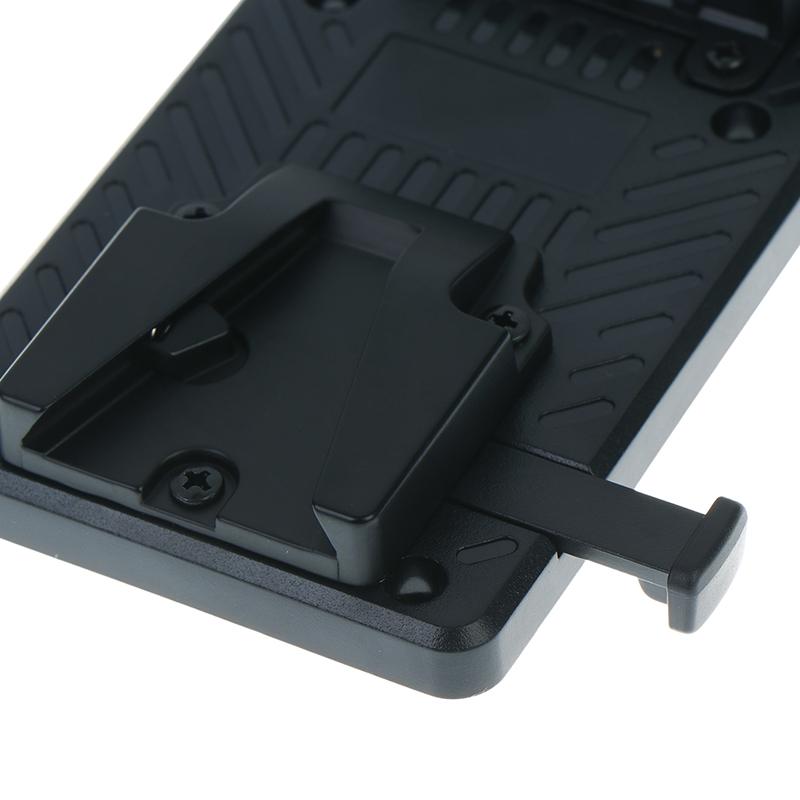 V-Lock Battery Back Pack Plate Adapter Replacement Quick Release Lock Design For Camera Camcorder Video Light