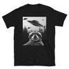 Alien UFO Funny Raccoon T-Shirt Unisex T-Shirt