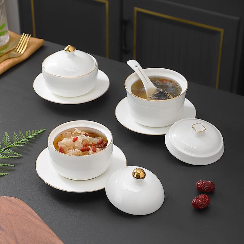 Ceramic Double Boiler Stew Pot