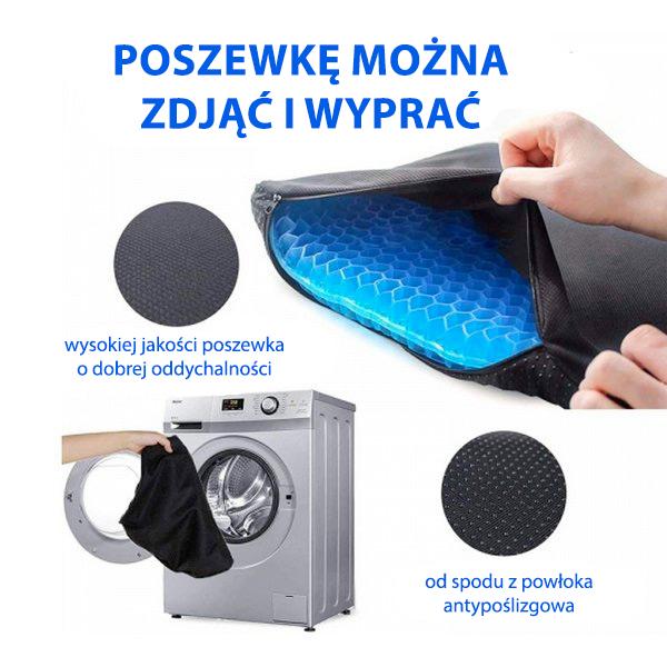 Comfy Gel Chair Cushion With Cover