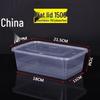 Disposable Rectangular Plastic Food Containers