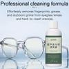 50/120ml Ultrasonic Glasses Cleaner Solution,Multi-Purpose Cleaning Solution for Lenses,High-Efficiency Stain Remover for Rings