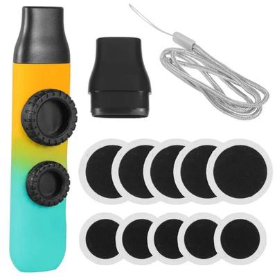 Double Hole Design Kazoo Instrument Double Film ABS Kazoo Instrument Colored Kazoos  Music Gift