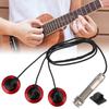 Guitar Piezo Pickup Transducer Removable for Acoustic Guitar Ukulele Thumb Piano Mandolin