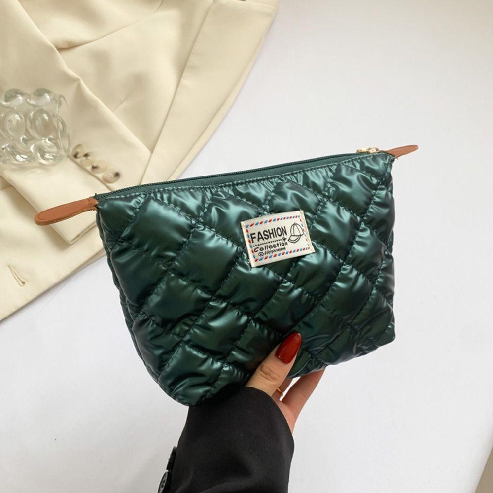 Travel Quilted Cosmetic Bag Multifunctional Large Capacity Waterproof Handbag Cosmetic Cases Women