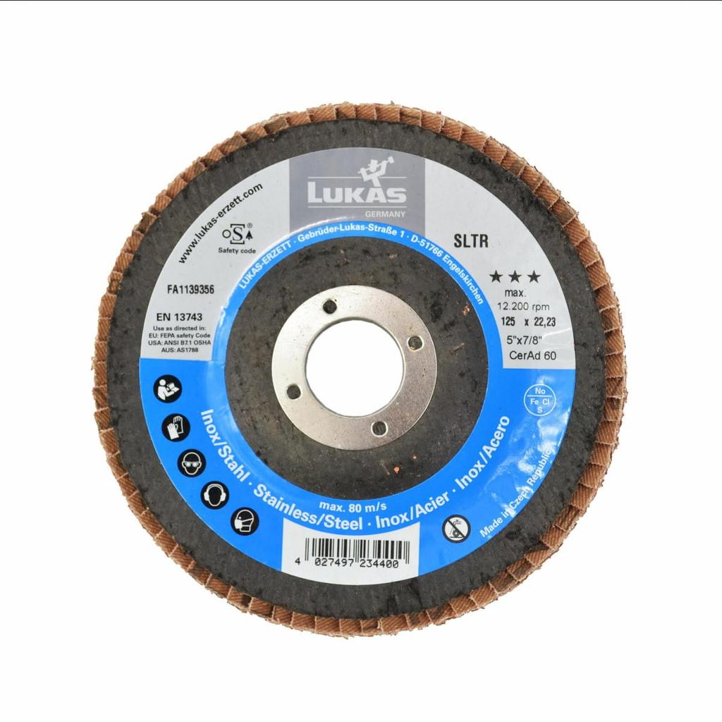 Lukas Flap Disc 125mm P 60 Sltr Ceramic