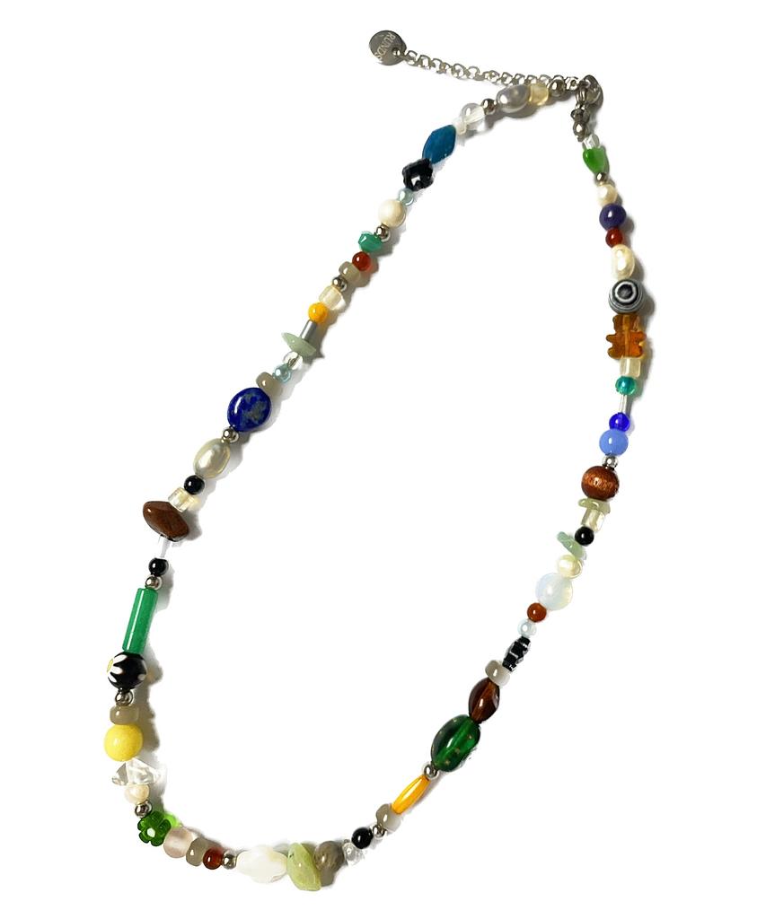 Runds Mix Gemstone Necklace