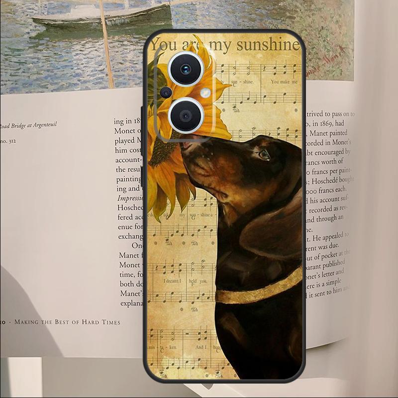 Dachshund Dog Animal Cover For OPPO Reno 13F 11F 12F 14F 11 12 13 14 Pro 7 8 Lite OPPO Find X6 X5 X8 X9 Pro Case