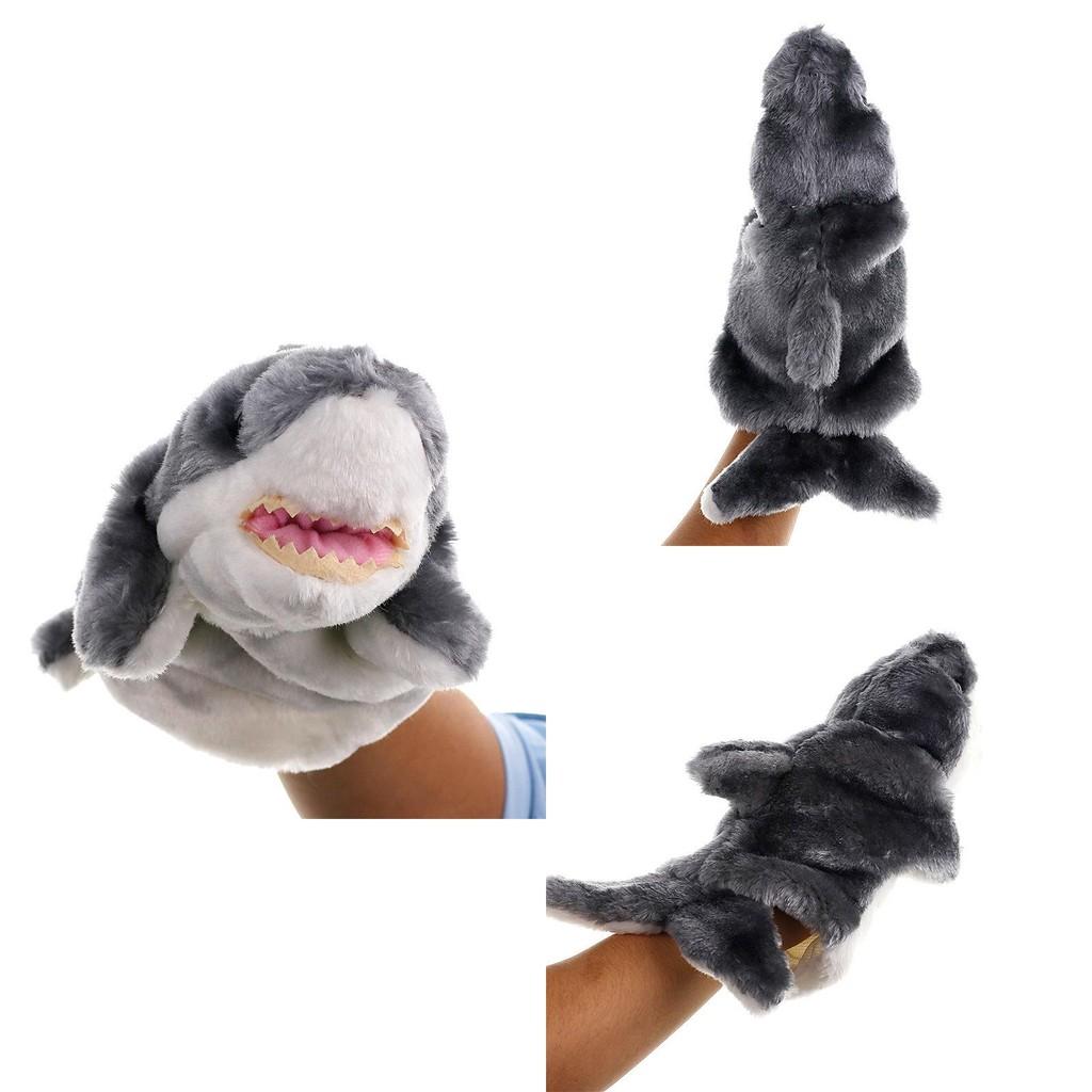 Plush Marine Plush Animals Shark Early Education Finger Puppet Stage Performance