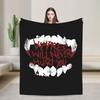 My Chemical Romance Band Blanket Music Super Warm Aesthetic Plush Throw Blanket For Bedroom Camping Flannel Bedspread Bed Cover
