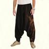 Herren Haremshose Unifarben Locker Bedruckt Freizeit Lange Hose
