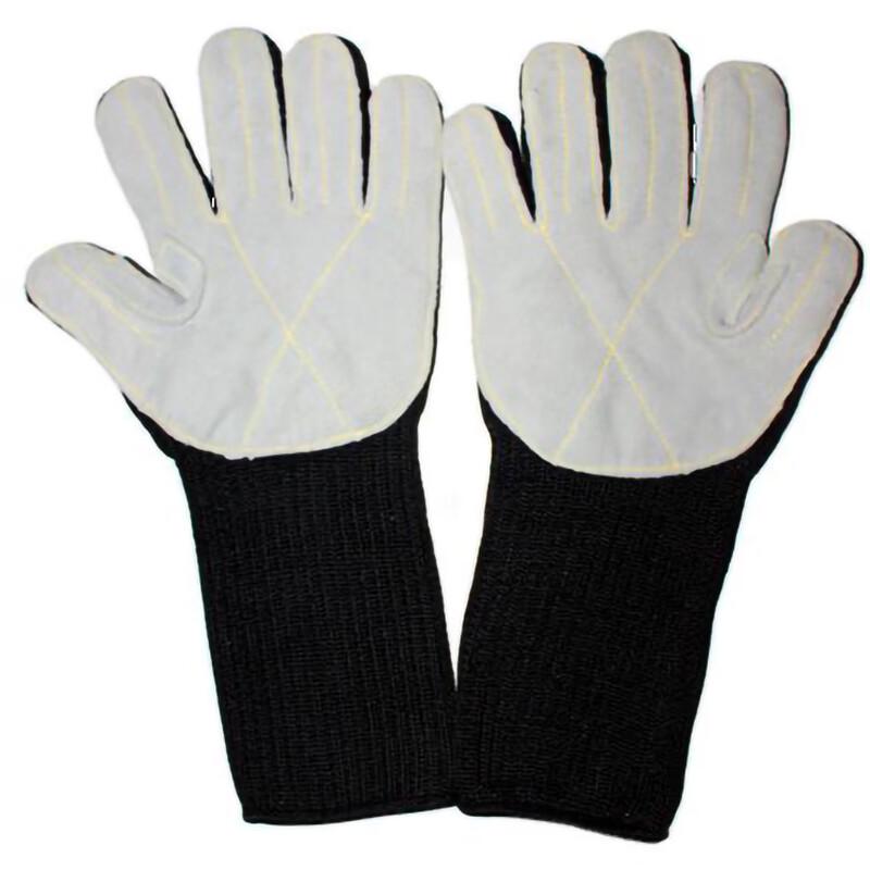 Steel Wire Reinforced Security Full Finger Long Gloves