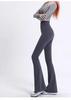 Sharkskin Women's Micro-Flare Pants: High-Waisted, Slimming, Tummy-Control, Butt-Lifting Yoga Base Layer, Ideal for Spring/Autumn.