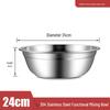 Stainless Steel Washing Basin & Colander Set