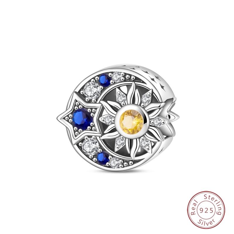 Sweety Copper Cake Poodle Crown Flowers Lover Luminous Charms Beads Fit 3Mm Bracelets Diy Fine Jewelry Making