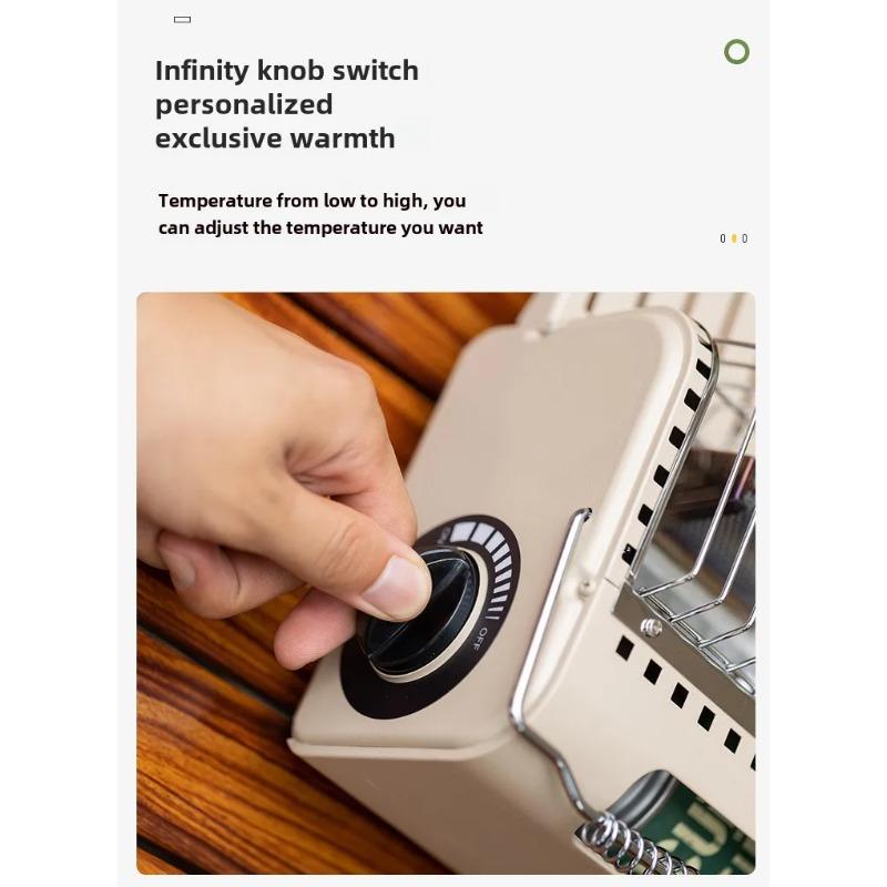 Outdoor Mini Heating Stove Camping Gas Stove Fishing Camping Heater Outdoor Portable Car 2024 Winter Camping Outdoor Supplies